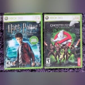 Xbox 360 Game Bundle  Ghostbusters, Harry Potterand the Half-Blood Prince